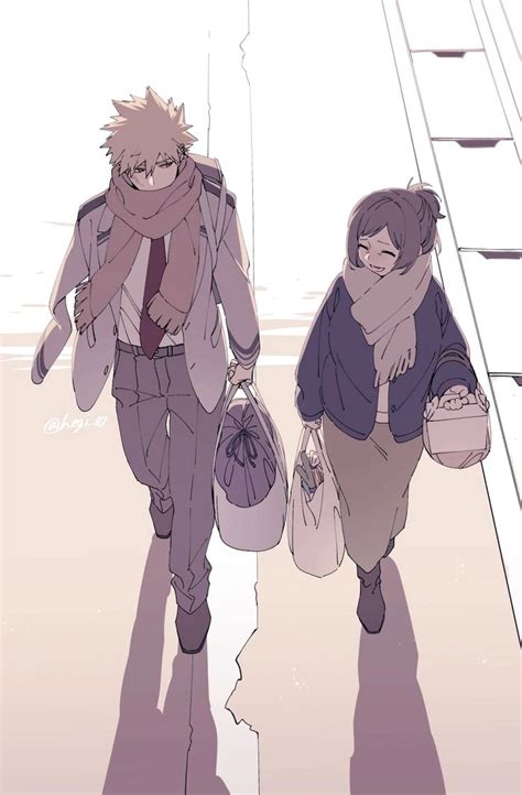 Mitsuki Bakugo protegiendo a Inko Midoriya