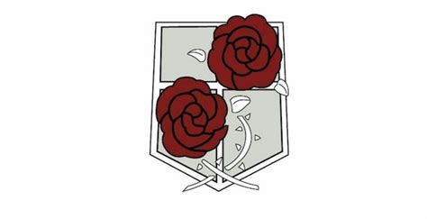 Emblema del Cuerpo de Guarnición con rosa y escudos cruzados