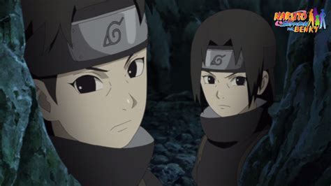Itachi y Shisui entrenando en el bosque