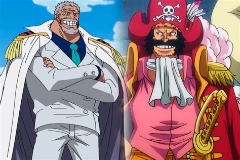 Monkey D. Garp y Gol D. Roger luchando contra Rocks