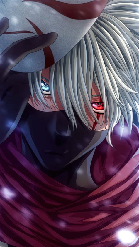 Kakashi Hatake con su máscara y protector ninja