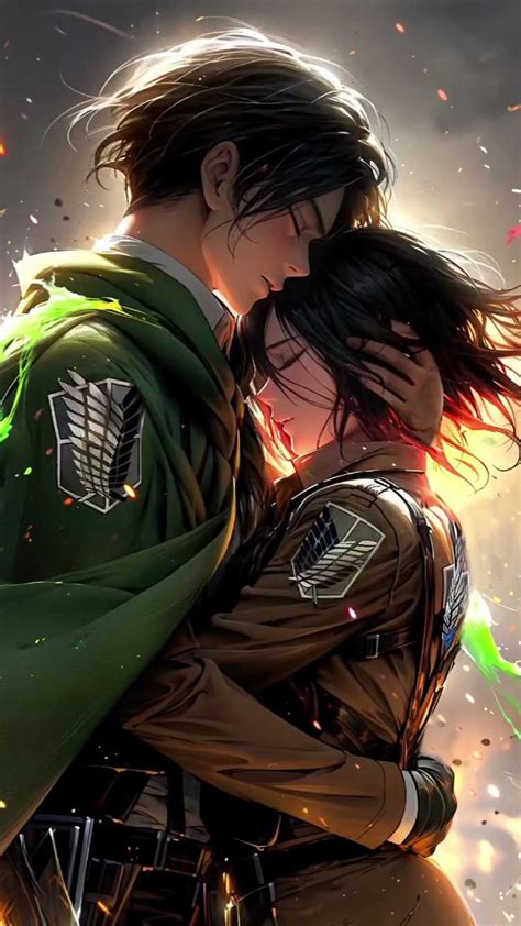 Ilustración de un joven Eren Jaeger defendiendo a Mikasa Ackerman