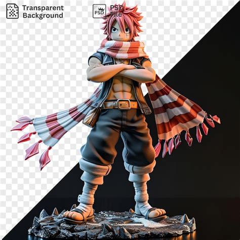 Natsu Dragneel con su bufanda