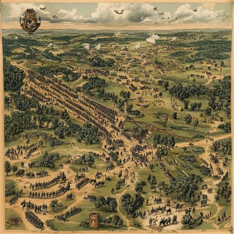 Mapa de Marine Ford durante la batalla