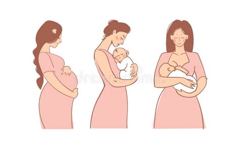 Ilustración de cómic familiar sobre la maternidad