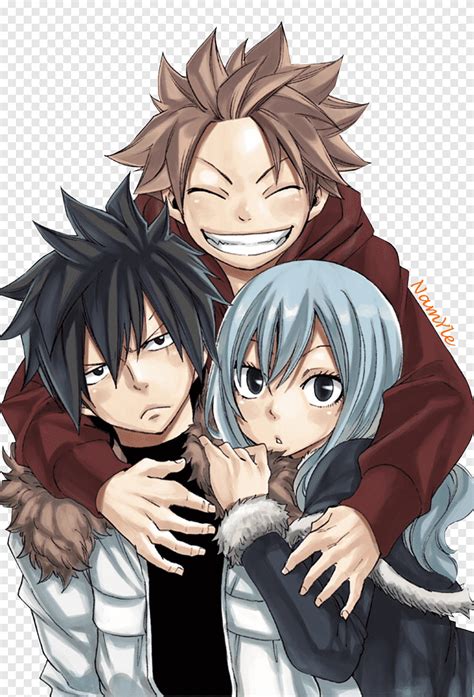 Juvia, Gray y Natsu en la habitación