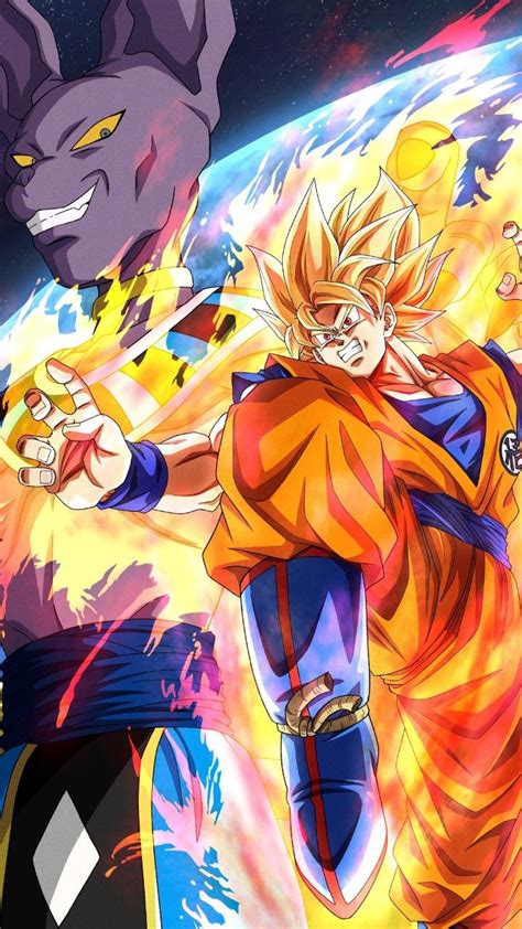 Ilustración de Shenron ante Beerus