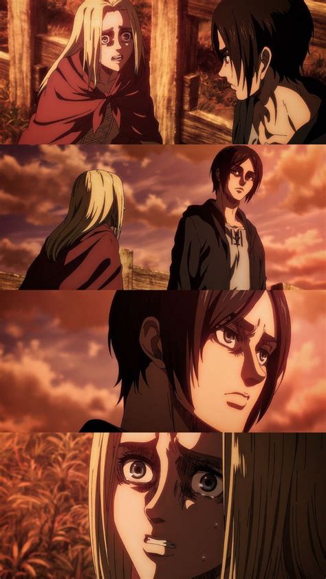 Eren y Historia conversando