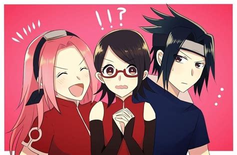 Familia Uchiha y Haruno en Konoha