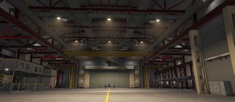 Interior del Hangar en Doom & Destiny