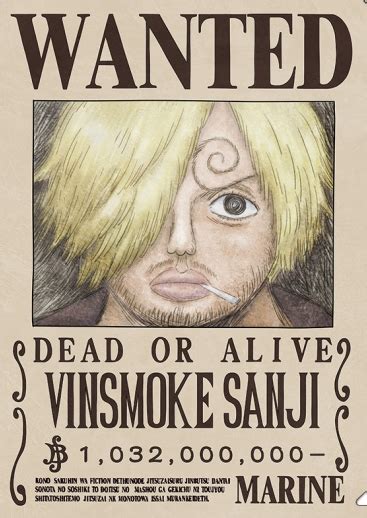 Recompensa de Sanji con la condición