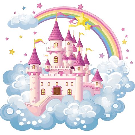 Princesa y castillo metálicos sujetando libros