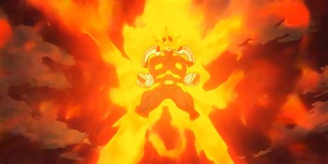Endeavor usando su Quirk Hellflame