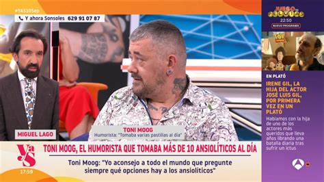 Toni Moog en un escenario