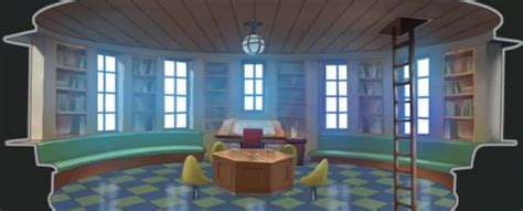 Interior del Thousand Sunny: Biblioteca