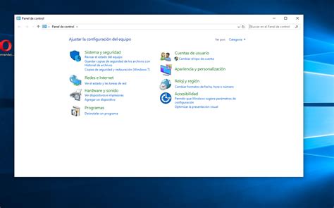 Captura de pantalla del panel de control de NVIDIA