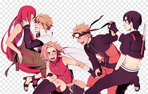 Ilustración de personajes de Naruto Shippuden