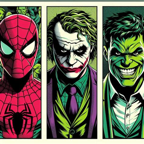 Ilustración de un personaje de cómic