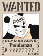 Ilustración de Pandaman con su recompensa y Tomato Gang