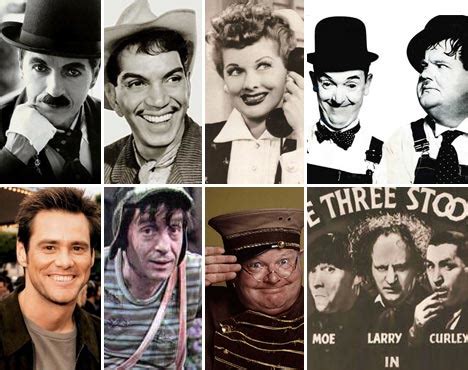 Títeres de guante representando a cómicos del cine mudo