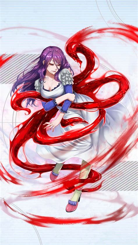 Ilustración del kagune de Rize Kamishiro