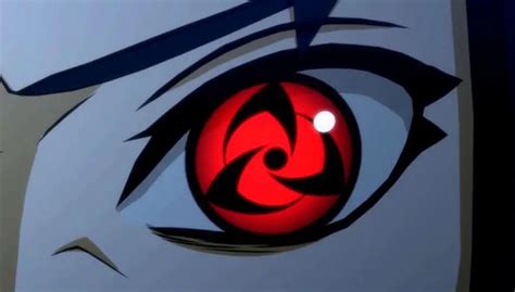 Representación de Uchiha Hikari con su Mangekyō Sharingan activado