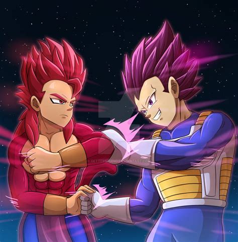 Vegeta entrenando a Cabba