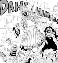 Sanji siendo recibido por los okamas de la Isla Kamabakka