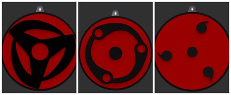 Diseño del colgante Sharingan