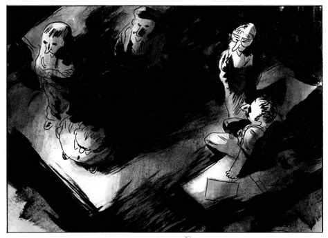 Viñeta inicial de Blast con Polza Mancini en la sala de interrogatorios