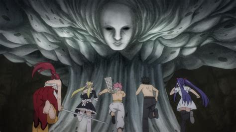 Equipo de Fairy Tail explorando una isla misteriosa