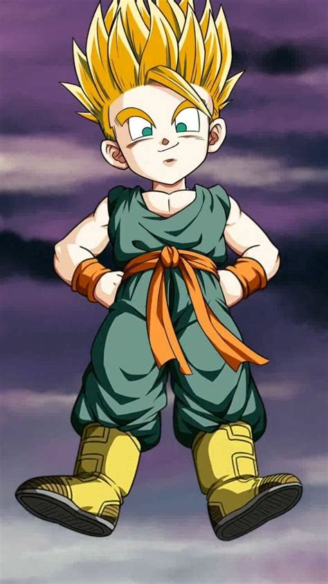 Galería de diferentes posters de Trunks niño