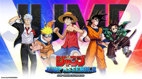 Portada del juego JUMP: Assemble con personajes de varios animes
