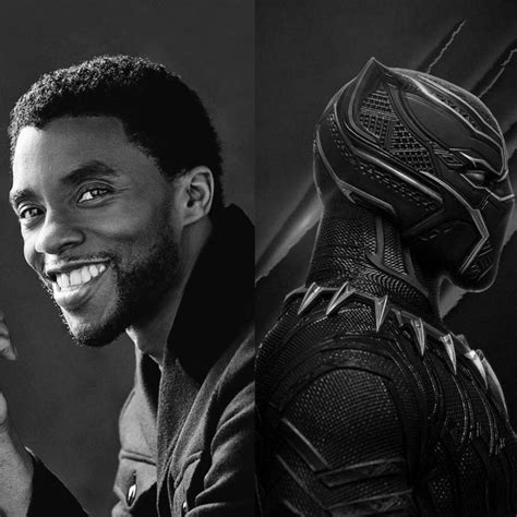 Representación de Chadwick Boseman como Pantera Negra