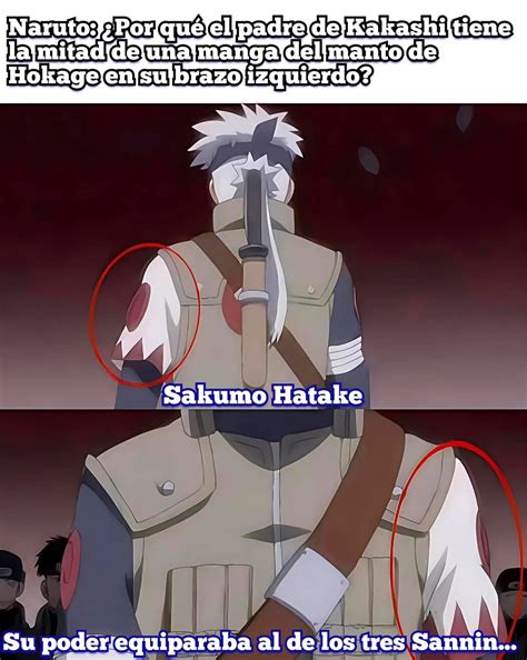 Sakumo Hatake blandiendo su espada Colmillo Blanco