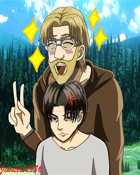Levi Ackerman luchando contra Zeke Jaeger