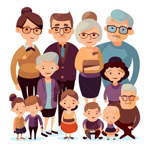 Ilustración de Superman con su familia extendida