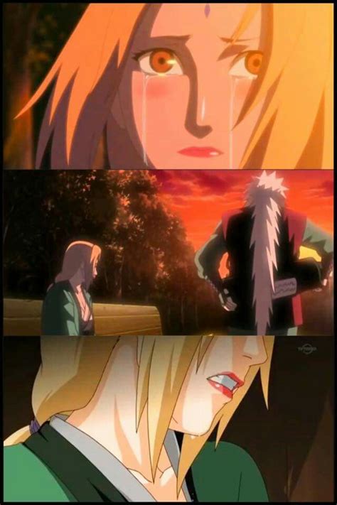 Tsunade llorando por Jiraiya