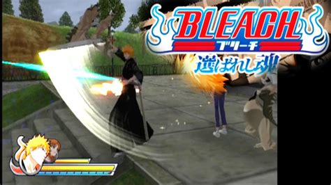 Captura de pantalla de un combate en Bleach: Erabareshi Tamashii