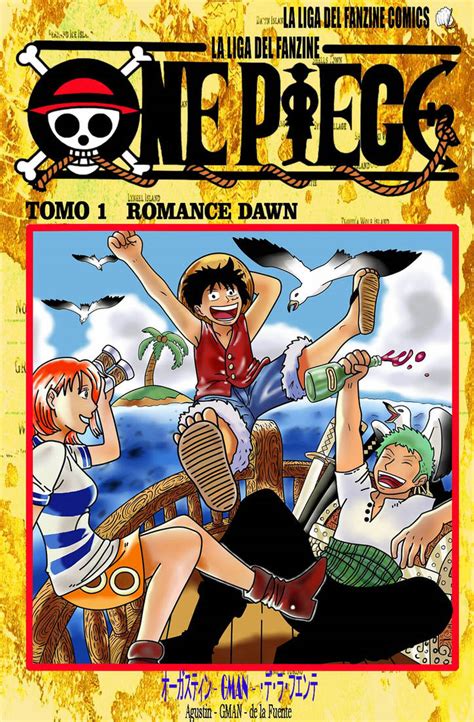 Portada del primer tomo de One Piece