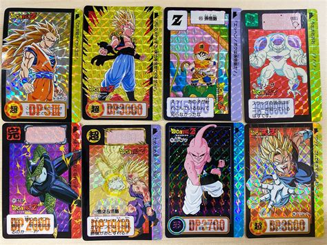Ejemplos de cartas de Dragon Ball Super Divers con diferentes rarezas