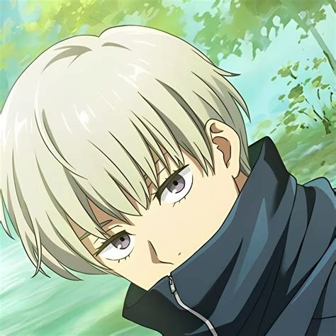 Ilustración de Toge Inumaki con sus marcas faciales