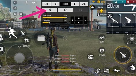 Captura de pantalla mostrando el HUD del juego con barras de salud y presión