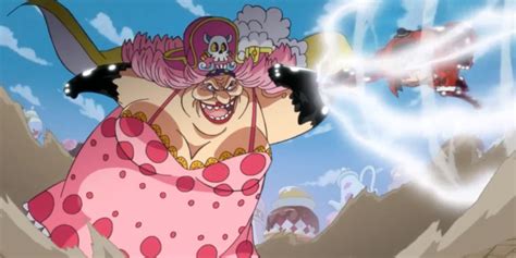 Big Mom gritando y liberando Haki