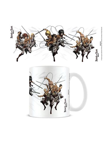 Taza interactiva de Attack on Titan