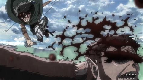 Estatua de Levi Ackerman vs Beast Titan