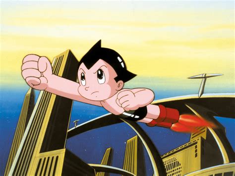 Ilustración de Osamu Tezuka de Astro Boy