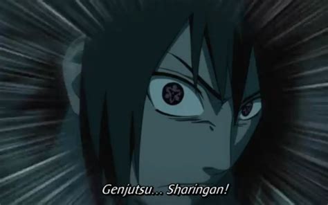 Sasuke usando Genjutsu