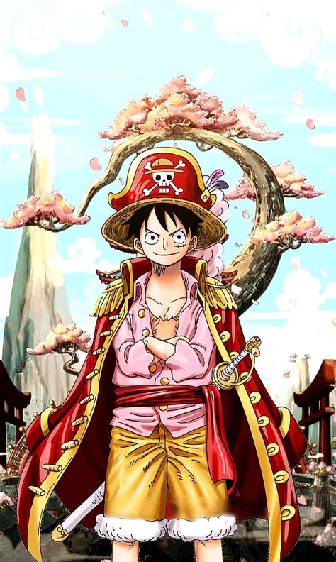 Imagen de Luffy y el Rey Supremo en One Piece