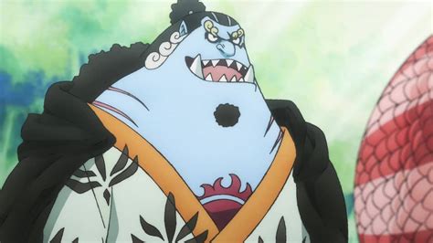 Jinbe hablando con otros Gyojin